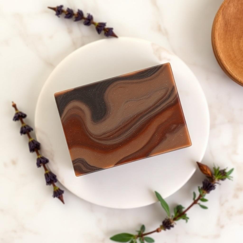 Tulsi Chocolate Clay + Dead Sea Mud Soap