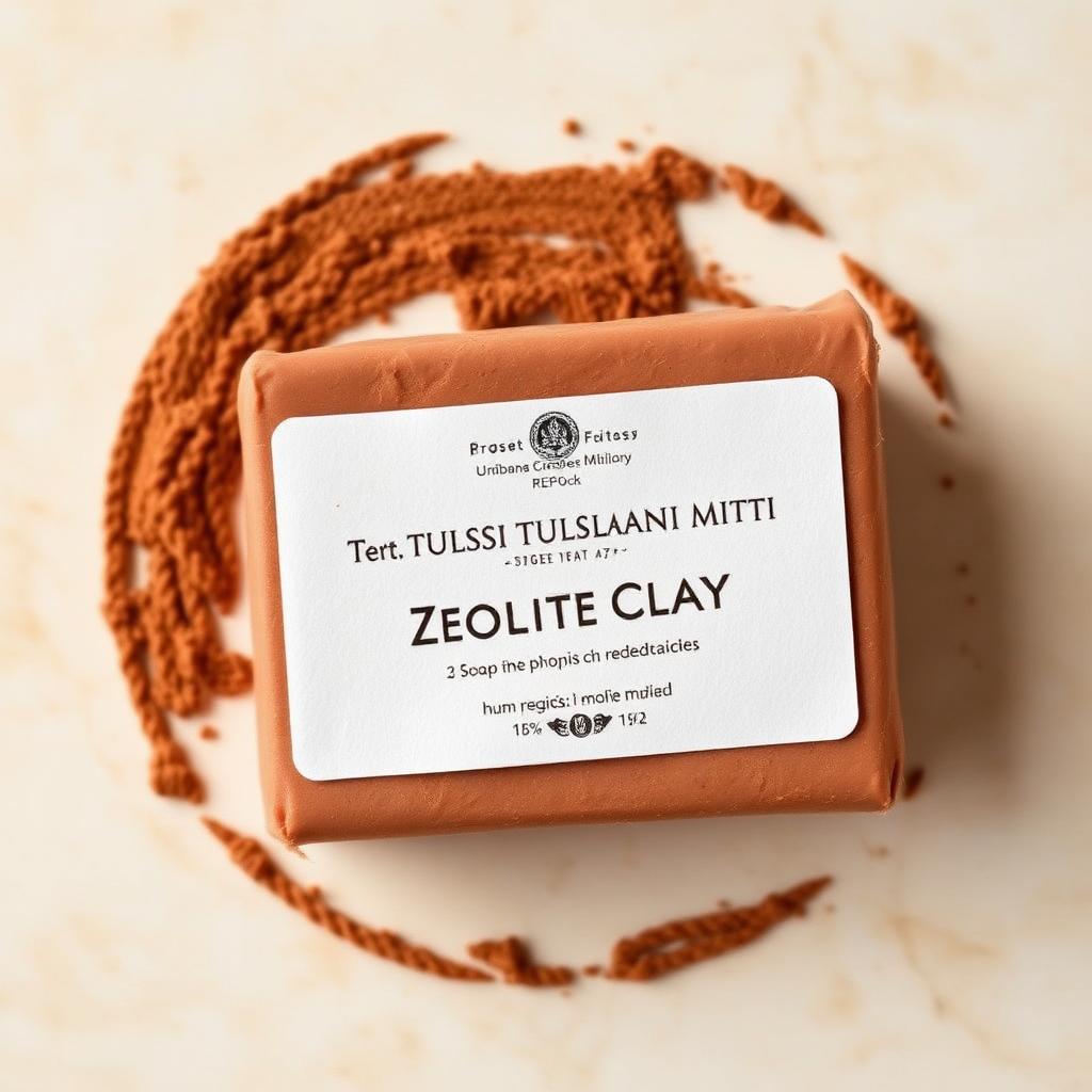 Tulsi Multani Mitti + Zeolite Clay Soap